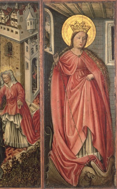 St. Margaretha, rechter paneel van polyptiek door Jost Amman